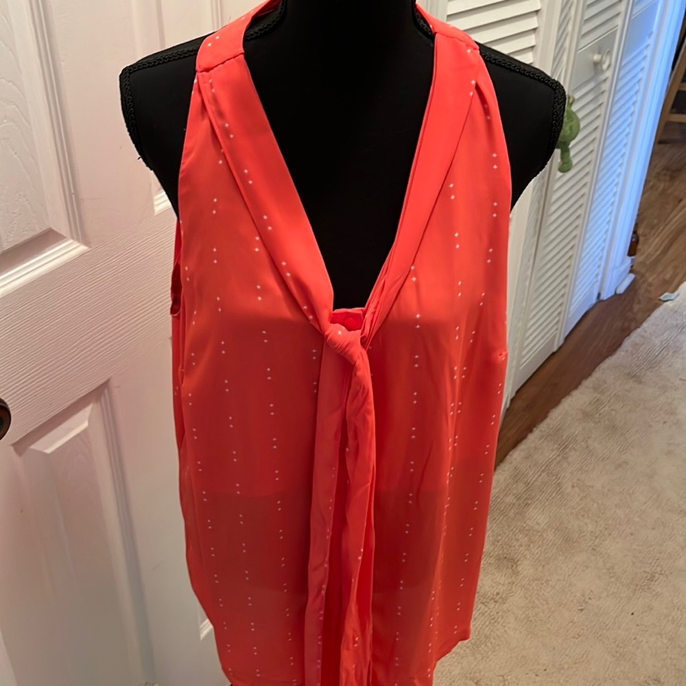 Worthington tie front XL blouse